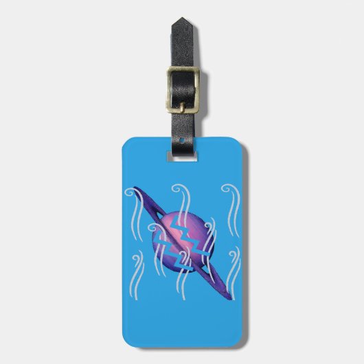 Aquarius Gepäckanhänger (Vorderseite vertikal)
