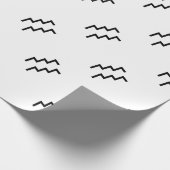Aquarius Geschenkpapier (Ecke)