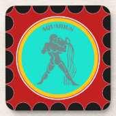 Aquarius-Getränke-Coaster Getränkeuntersetzer (Vorderseite)