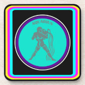 Aquarius-Getränke-Coaster Getränkeuntersetzer (Vorderseite)