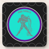 Aquarius-Getränke-Coaster Getränkeuntersetzer (Vorderseite)