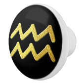 Aquarius Gold Keramikknauf (Rechts)
