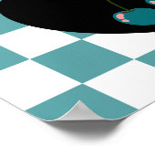 Aquarius Gothic Ästhetik Schokoriegel Kunst Poster (Ecke)