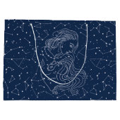 Aquarius Große Geschenktüte (Rückseite)