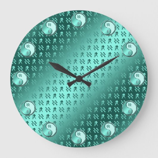 Aquarius Große Wanduhr (Vorderseite)