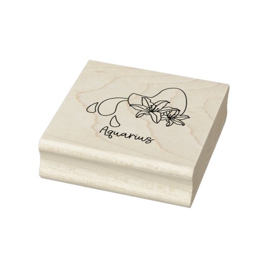 Aquarius Gummistempel (Stempel)