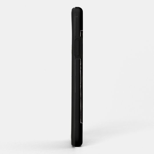 Aquarius Hammersilber stilisierte Astrologie zodia Case-Mate iPhone Hülle (Hinten/Rechts)