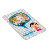 Aquarius Happy Birthday Keepake für Kinder Magnet (Rechte Seite)