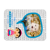 Aquarius Happy Birthday Keepake für Kinder Magnet (Horizontal)