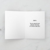 Aquarius Happy Birthday zodiac Astrologie Gruß Karte (Innenseite)