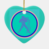 Aquarius Heart Ornament (Hinten)