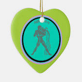 Aquarius Heart Ornament (Rechts)