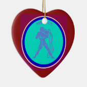 Aquarius Heart Ornament (Rechts)