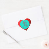 Aquarius Heart Sticker (Umschlag)