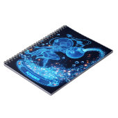 Aquarius Holographic Zodiac-Notebook Notizblock (Linke Seite)