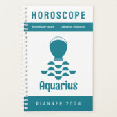 Aquarius Horoscope Planer (Vorderseite)