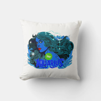 Aquarius Horoscope Star Sign Kissen