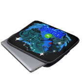 Aquarius Horoscope Star Sign Laptopschutzhülle (Vorne Knopf)