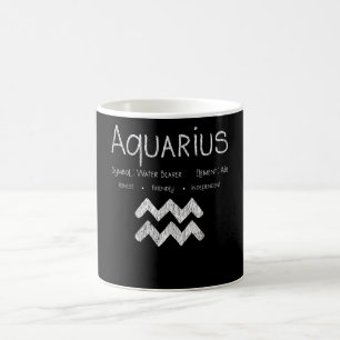Aquarius Horoskop Astrologie Star Geburt Kaffeetasse
