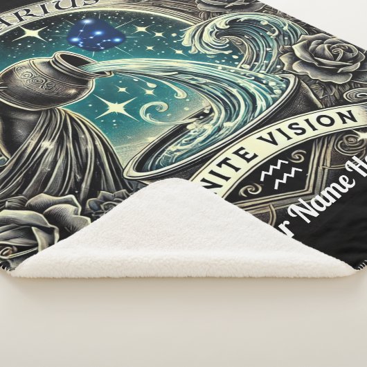 Aquarius "Infinite Vision" Sherpa Blanket Sherpadecke (3/4)