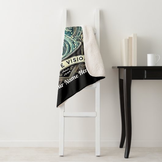 Aquarius "Infinite Vision" Sherpa Blanket Sherpadecke (Beispiel)