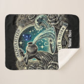 Aquarius "Infinite Vision" Sherpa Blanket Sherpadecke (Vorderseite (Horizontal))