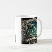 Aquarius "Infinite Vision" Zodiac-Tasse Kaffeetasse (VorderseiteRechts)