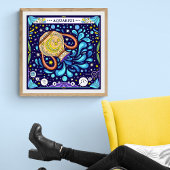 Aquarius: "Innovative Vision" Zodiac Poster