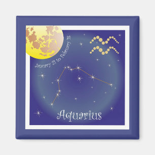 Aquarius Januar 21 bis Februar 18 Magnet