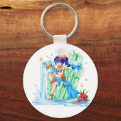 Aquarius, Januar Baby, zodischer Schlüsselanhänger (Vorderseite)