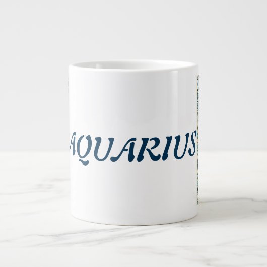 Aquarius Jumbo-Tasse (Vorderseite)