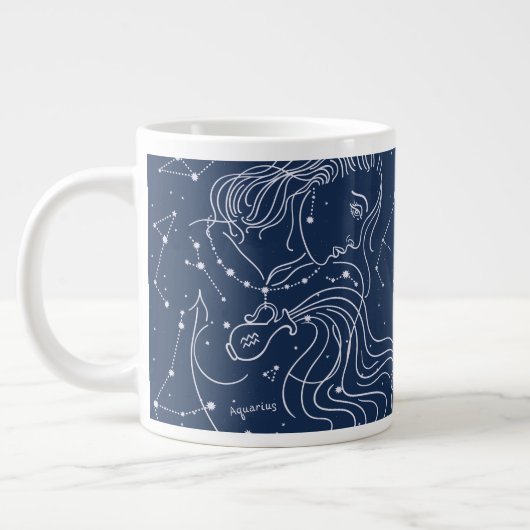 Aquarius Jumbo-Tasse (Links)