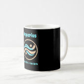 Aquarius Kaffeetasse (VorderseiteRechts)