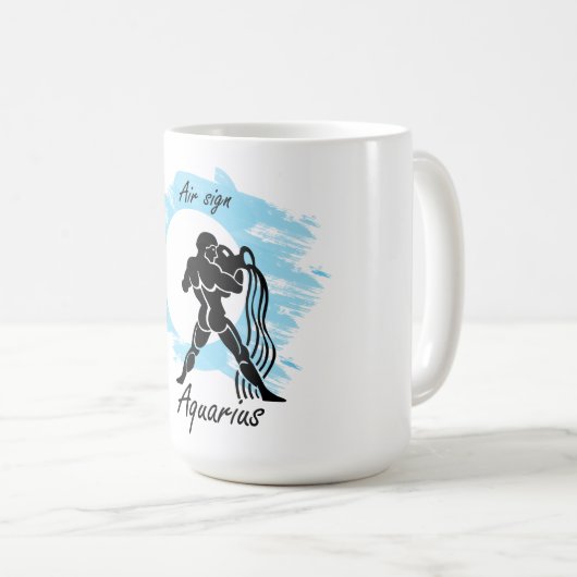 Aquarius Kaffeetasse (VorderseiteRechts)