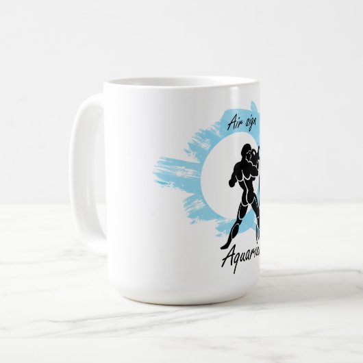 Aquarius Kaffeetasse (Vorderseite Links)