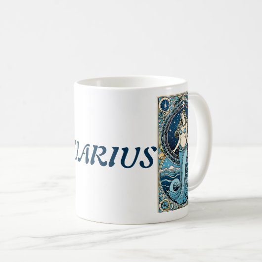 Aquarius Kaffeetasse (VorderseiteRechts)