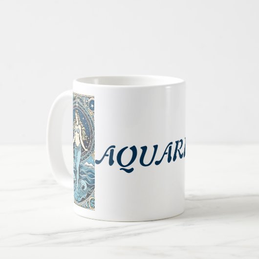 Aquarius Kaffeetasse (Vorderseite Links)