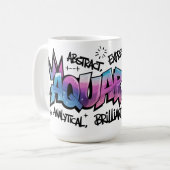 Aquarius Kaffeetasse (Vorderseite Links)