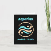 Aquarius Karte (Vorderseite)