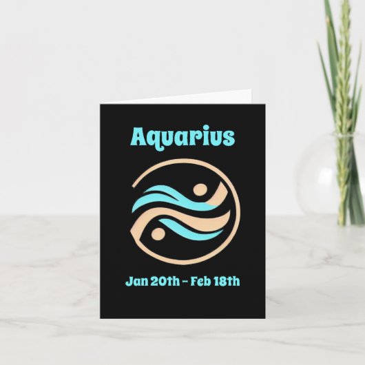 Aquarius Karte (Vorderseite)