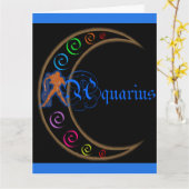 Aquarius Karte (Gelbe Blume)