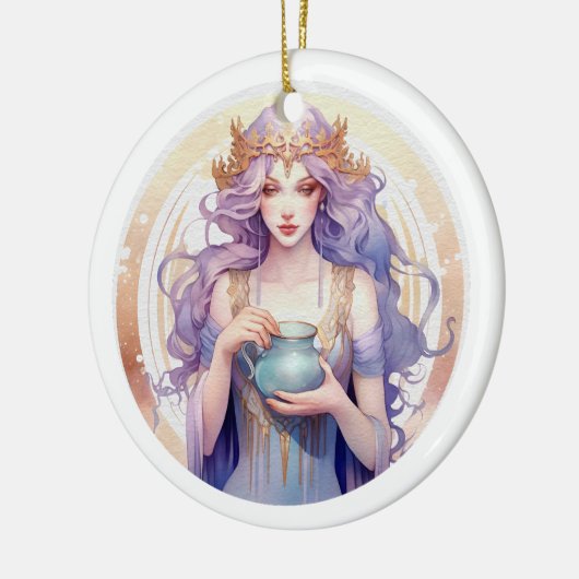 Aquarius Keramik Keramik Ornament (Links)
