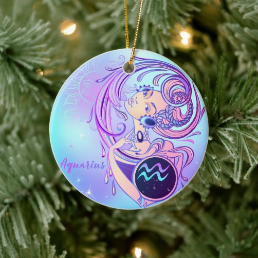 Aquarius Keramik Ornament (Baum)