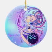 Aquarius Keramik Ornament (Hinten)