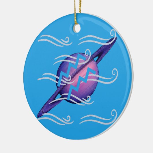 Aquarius Keramik Ornament (Links)