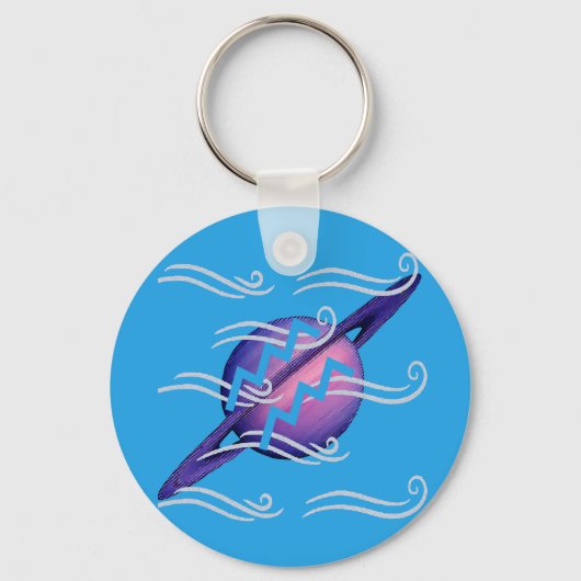 Aquarius Keychain Schlüsselanhänger (Vorderseite)