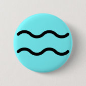 Aquarius-Knopf Button (Vorderseite)