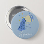 Aquarius-Knopfabzeichen Button (Vorne & Hinten)