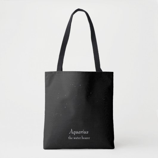 Aquarius-Konstellation Tasche (Vorderseite)