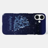 Aquarius Konstellation und Sternzeichen mit Sterne Case-Mate iPhone Hülle (Rückseite (Horizontal))